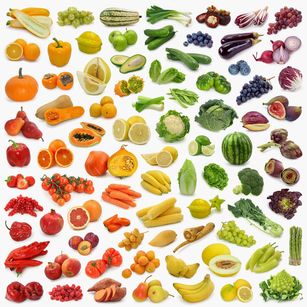 rainbow of foods