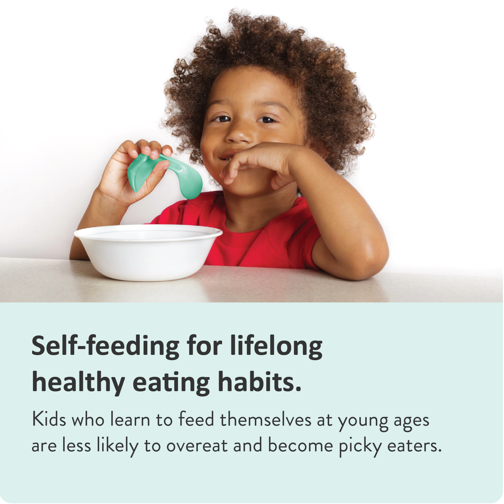 kids who can feed themselves develop healthier eating habits